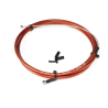 ECLAT THE CENTER Linear Cable, 130cm, Trans Red